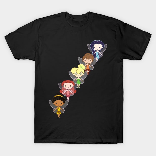 Fairy Friends: Lil' CutiEs T-Shirt by Ellador